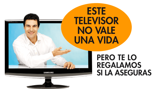 Ciudad Menda césped Atrás, atrás, atrás parte CAM regala un televisor por contratar un seguro de vida | | Seguros, el  blog de los Seguros